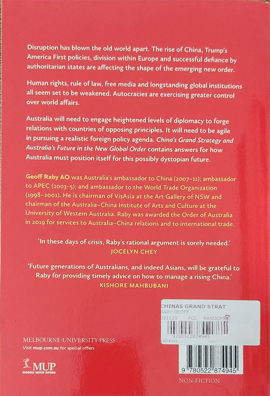 China’s Grand Strategy and Australia’s Future in the New Global Order - Oakmont Books