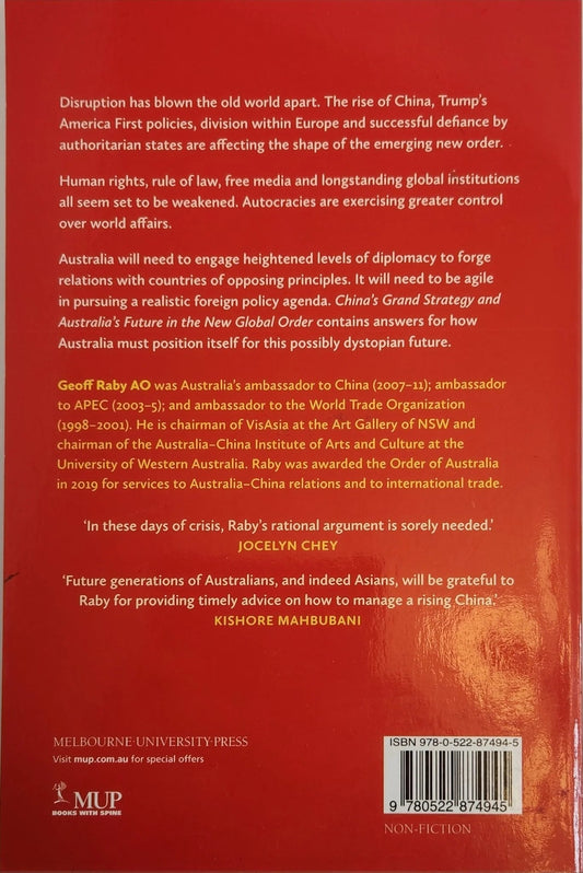 China’s Grand Strategy and Australia’s Future in the New Global Order - Oakmont Books