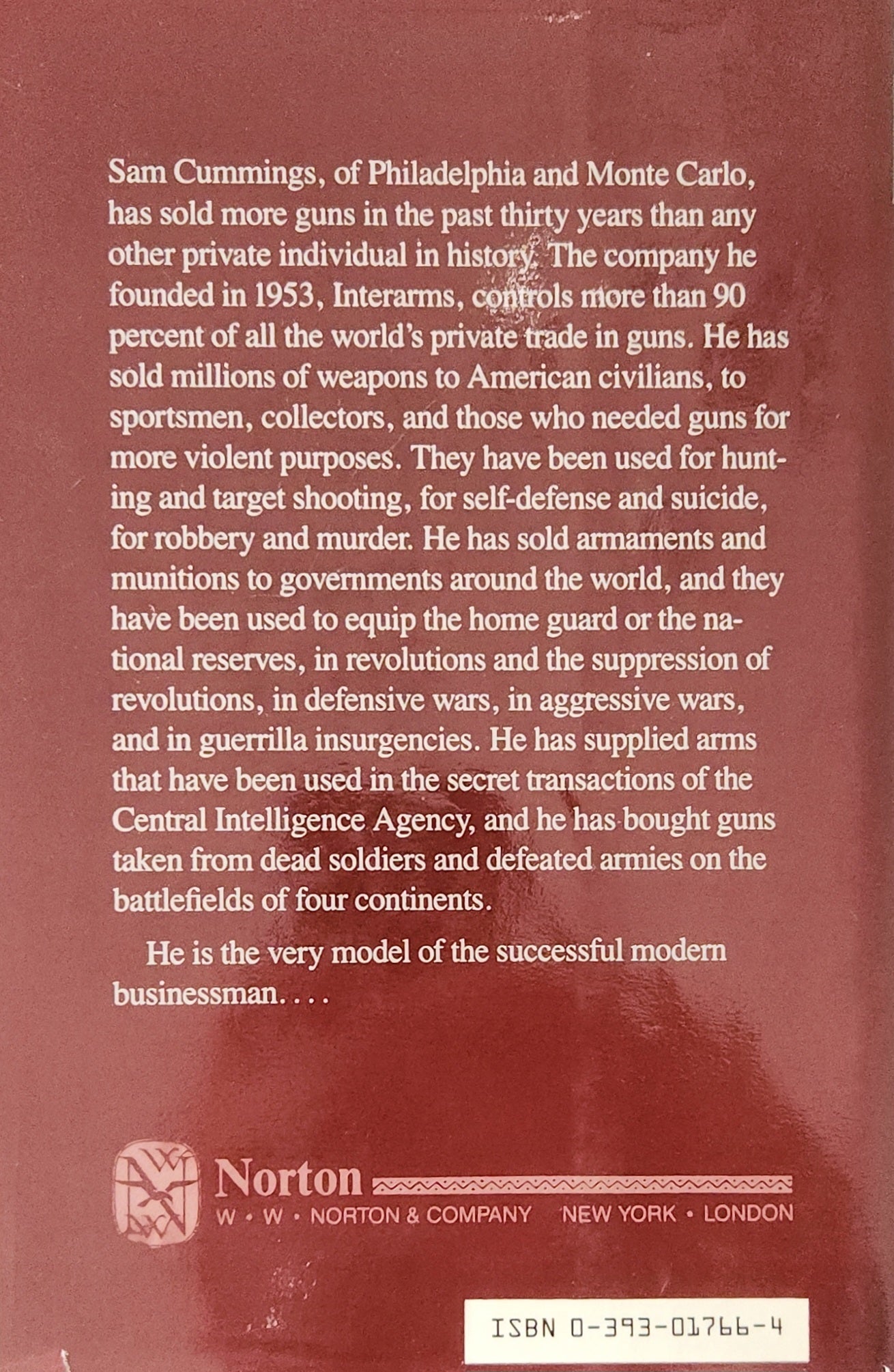Deadly Business: Sam Cummings, Interarms, and the Arms Trade (1st EDITION) - Oakmont Books