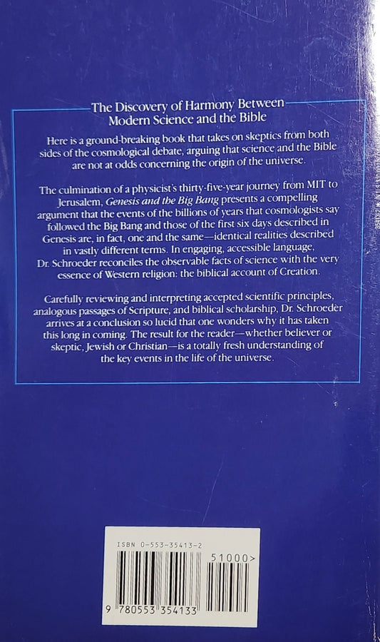 Genesis And The Big Bang - Oakmont Books