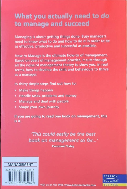 How to Manage - Oakmont Books