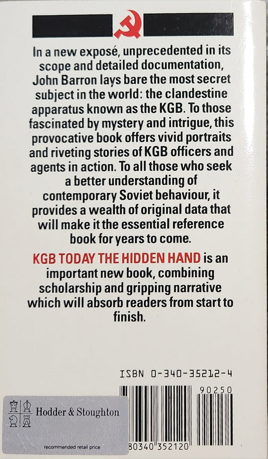 KGB Today: The Hidden Hand - Oakmont Books