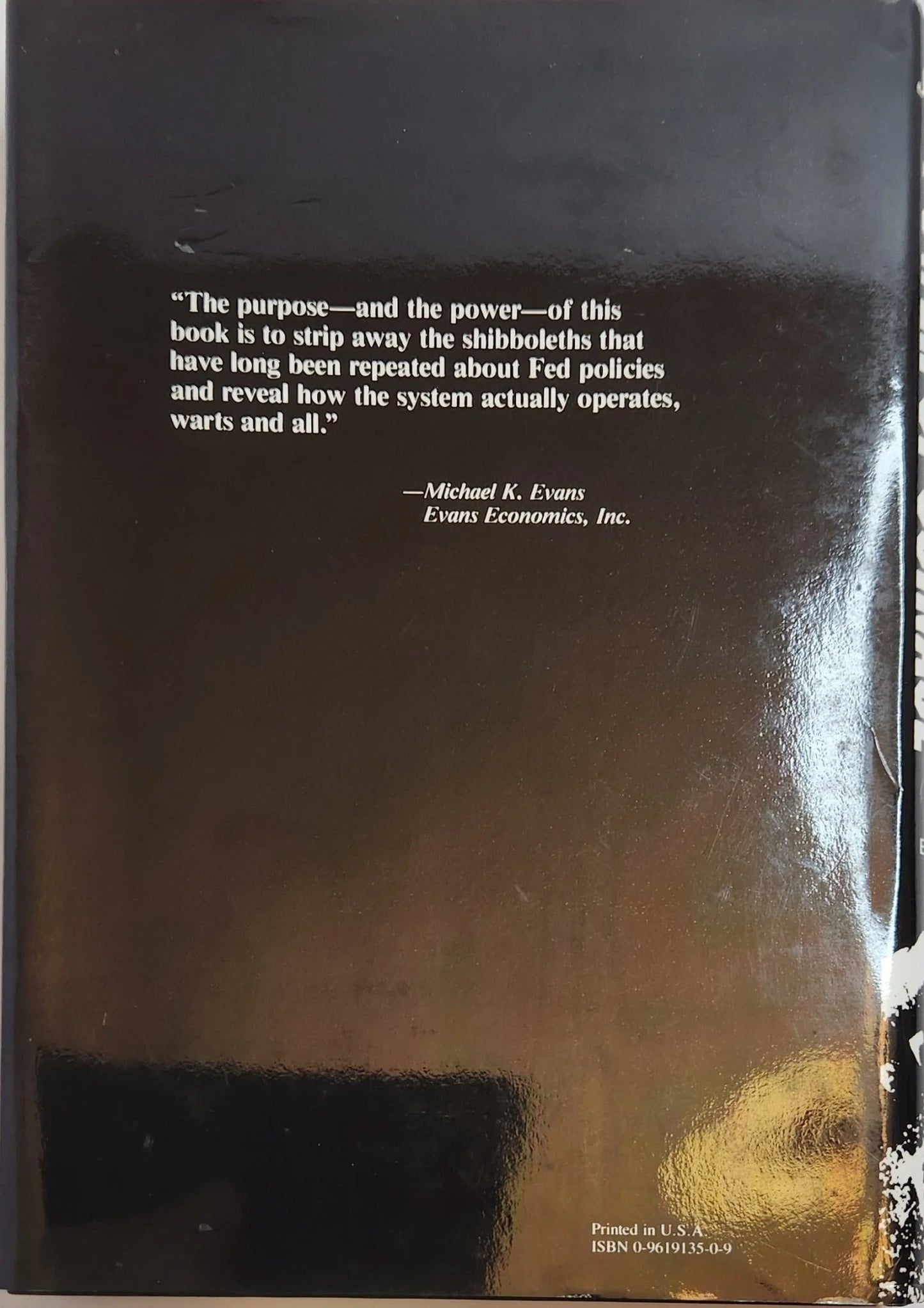 Power of Coinage: Hindsight of a Fed Watcher (1st EDITION) - Oakmont Books