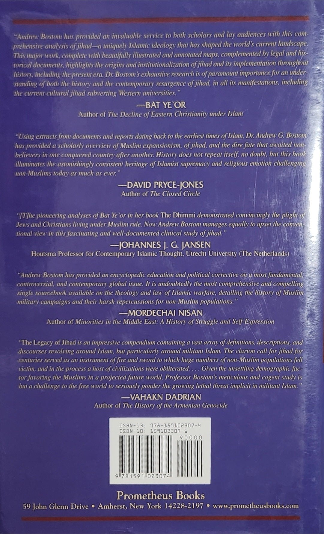 The Legacy Of Jihad: Islamic Holy War and the Fate of Non - Muslims - Oakmont Books