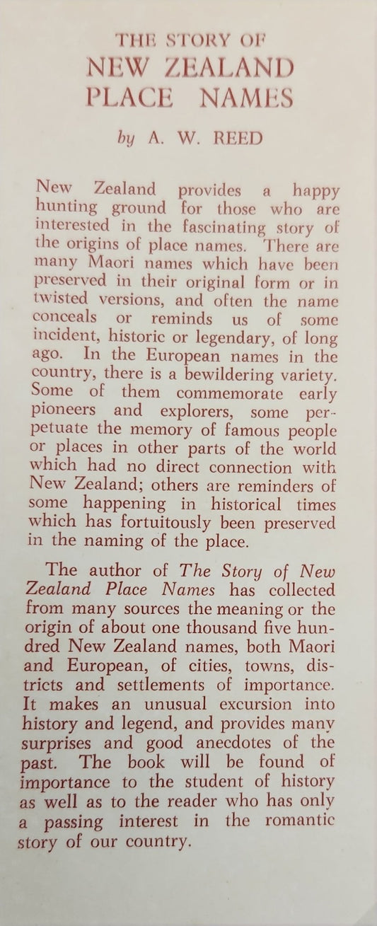 The Story of New Zealand Place Names - My Store