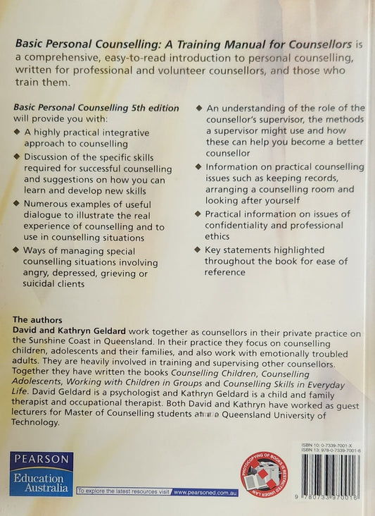 Basic Personal Counselling - Oakmont Books