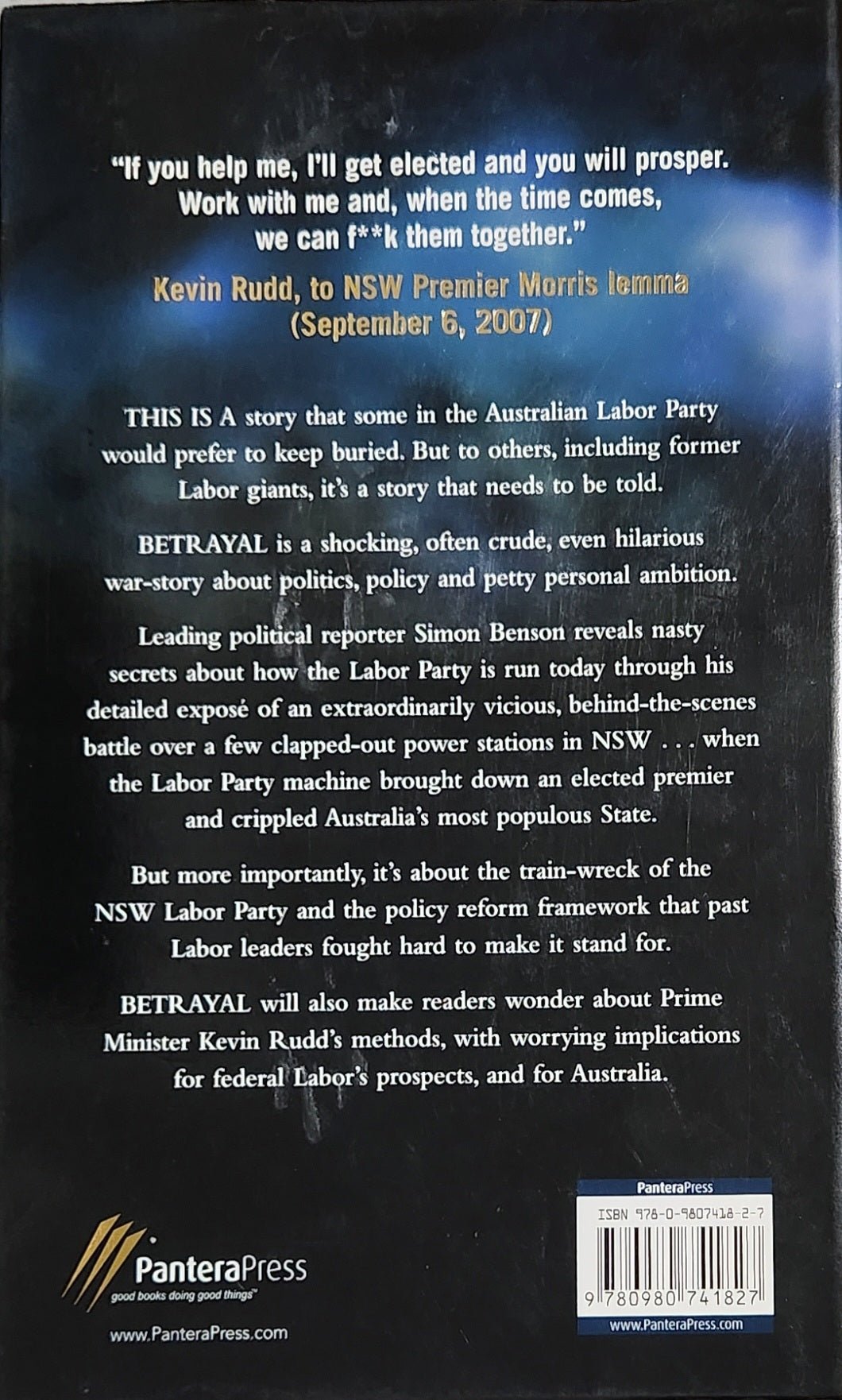 Betrayal: The Underbelly of Australian Labor - Oakmont Books