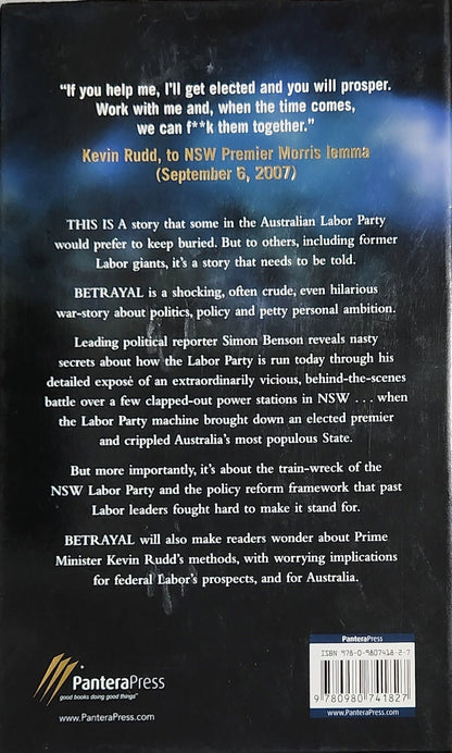 Betrayal: The Underbelly of Australian Labor - Oakmont Books
