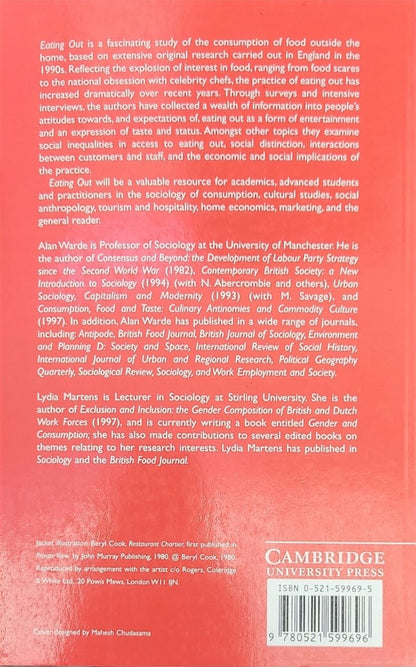 Eating Out: Social Differentiation, Consumption and Pleasure - Oakmont Books