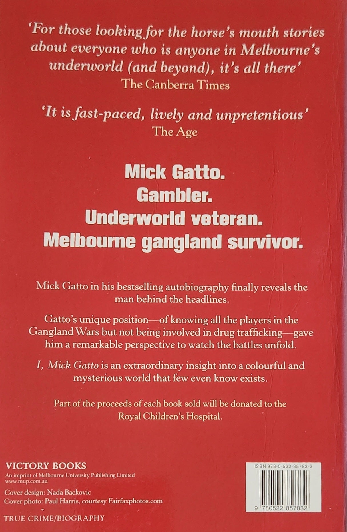 I, Mick Gatto - Oakmont Books