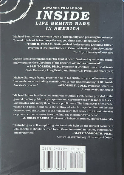 Inside: Life Behind Bars in America - Oakmont Books