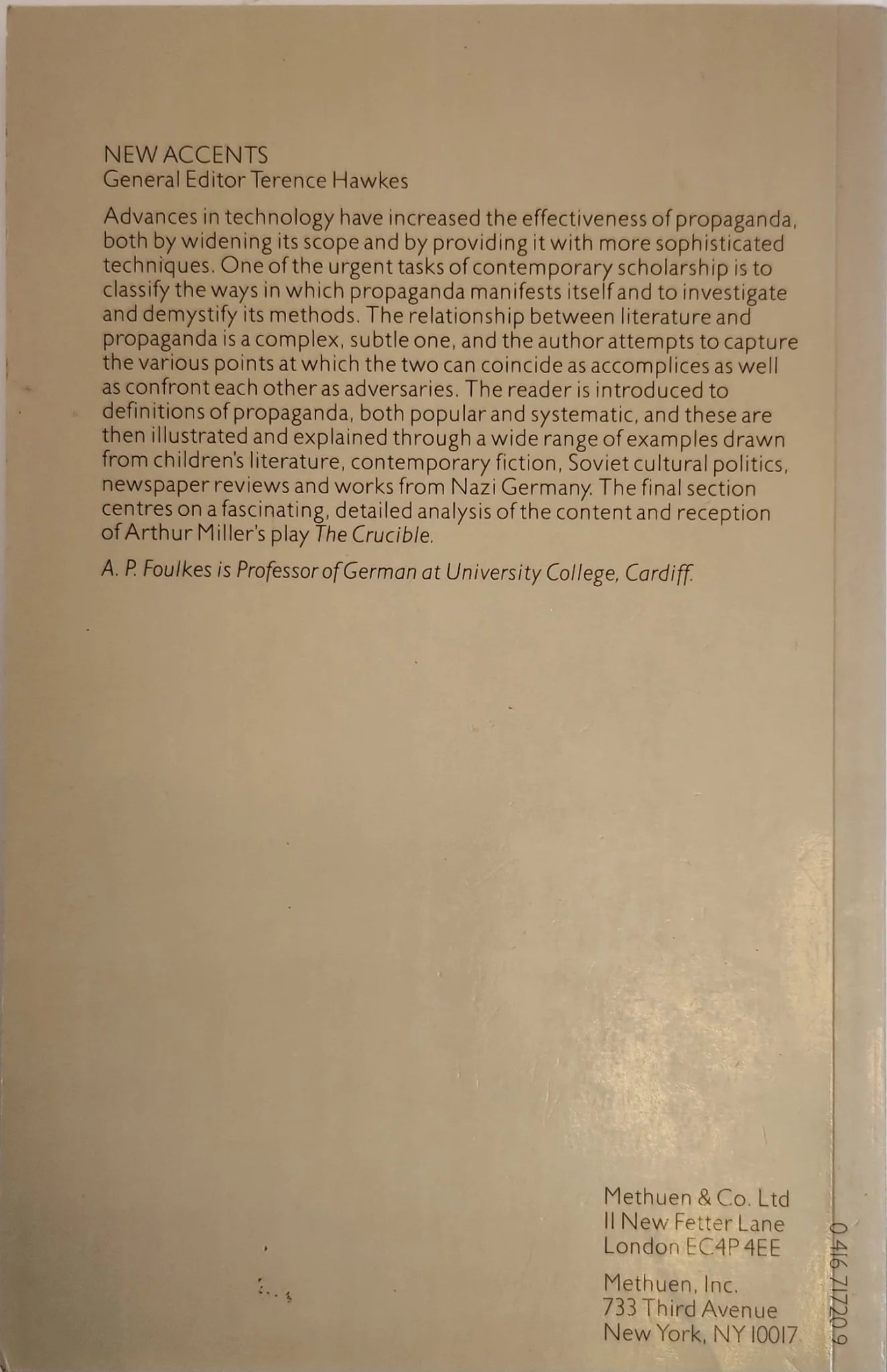 Literature and Propaganda - Oakmont Books