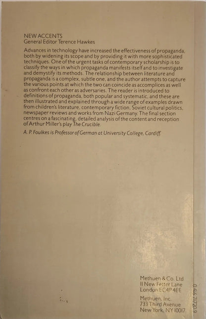 Literature and Propaganda - Oakmont Books