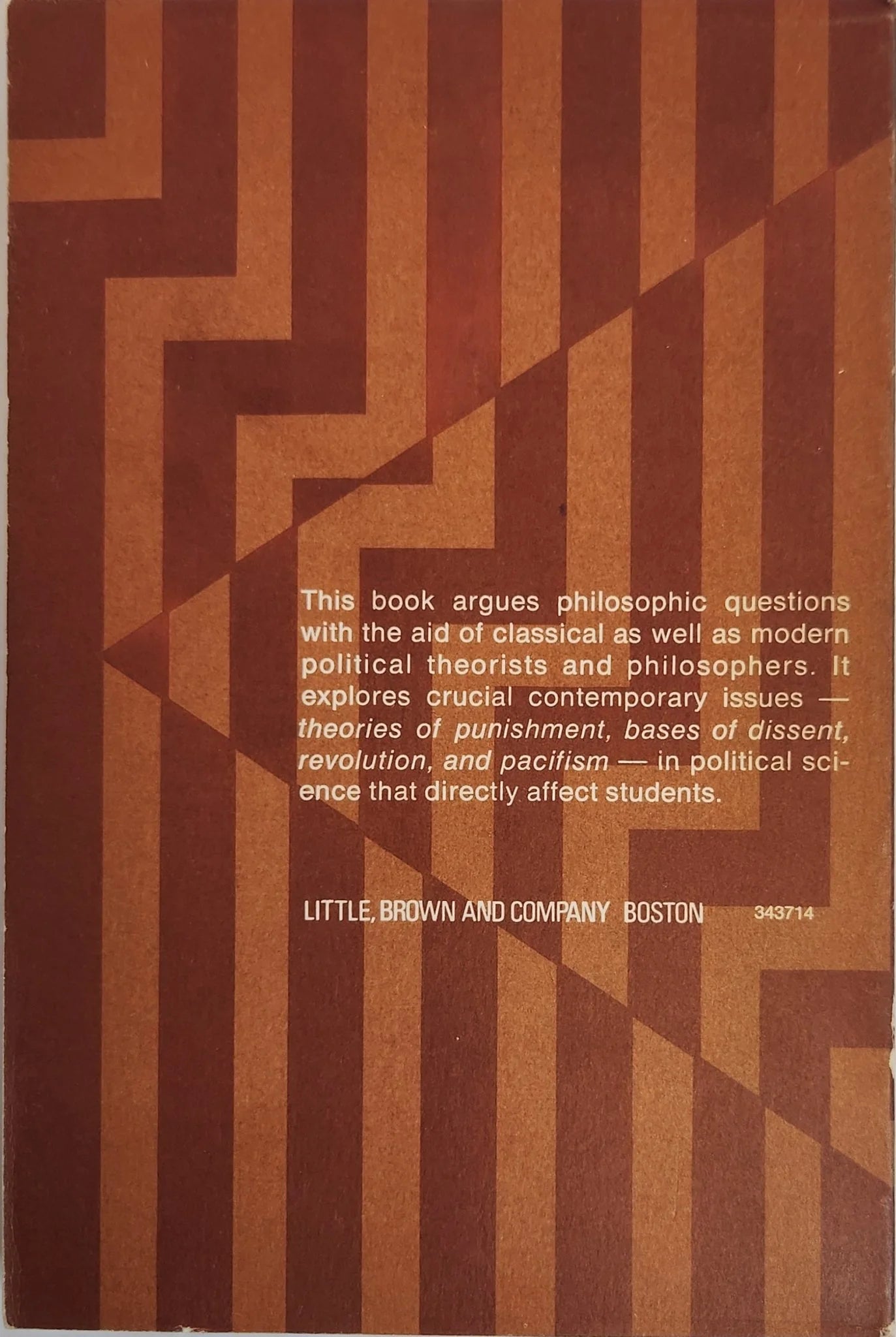 Obligation & Dissent: An Introduction to Politics - Oakmont Books