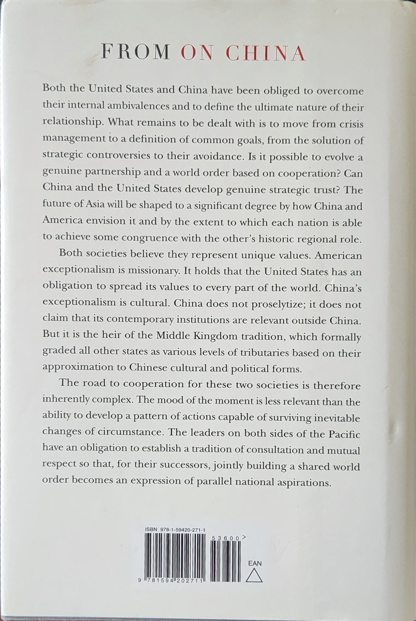 On China - Oakmont Books