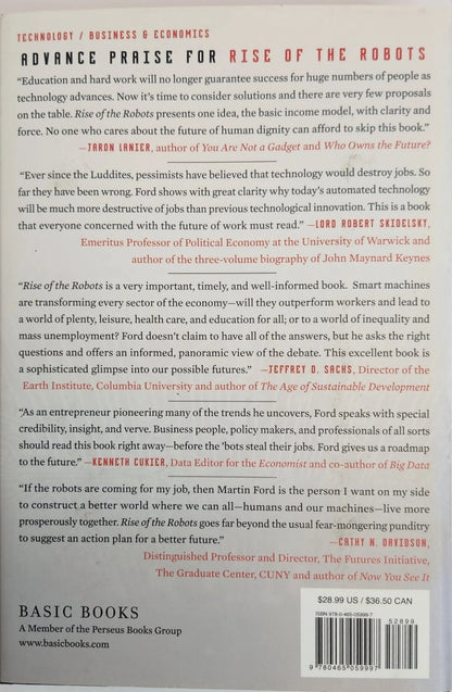 Rise of the Robots: Technology and the Threat of a Jobless Future - Oakmont Books