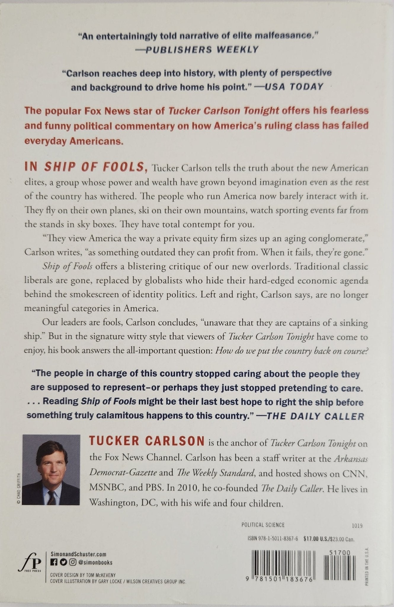 Ship of Fools: How a Selfish Ruling Class Is Bringing America to the Brink of Revolution - Oakmont Books