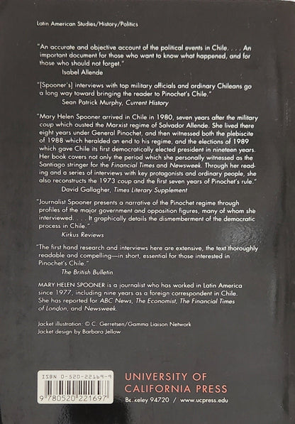 Soldiers in a Narrow Land: The Pinochet Regime in Chile - Oakmont Books