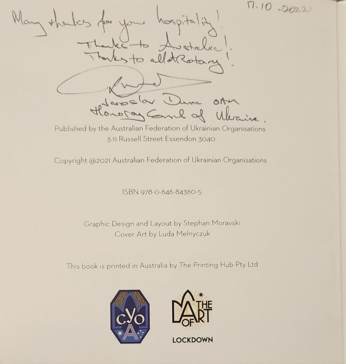 The Art of Lockdown: Australian Ukrainians Making Art in 2020 - Oakmont Books