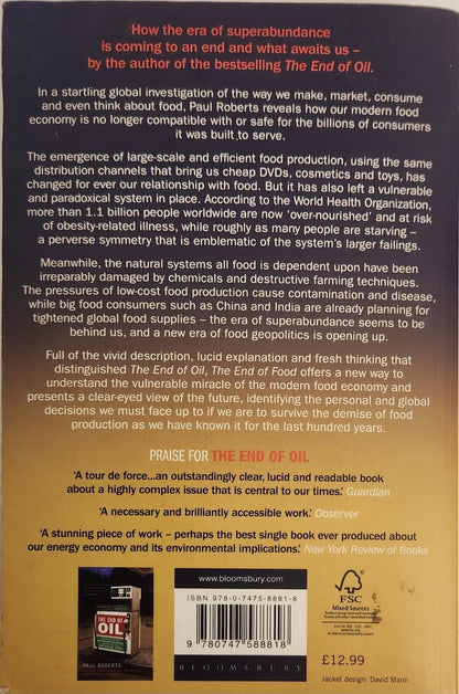 The End Of Food. The Coming Crisis in the World Food Industry - My Store