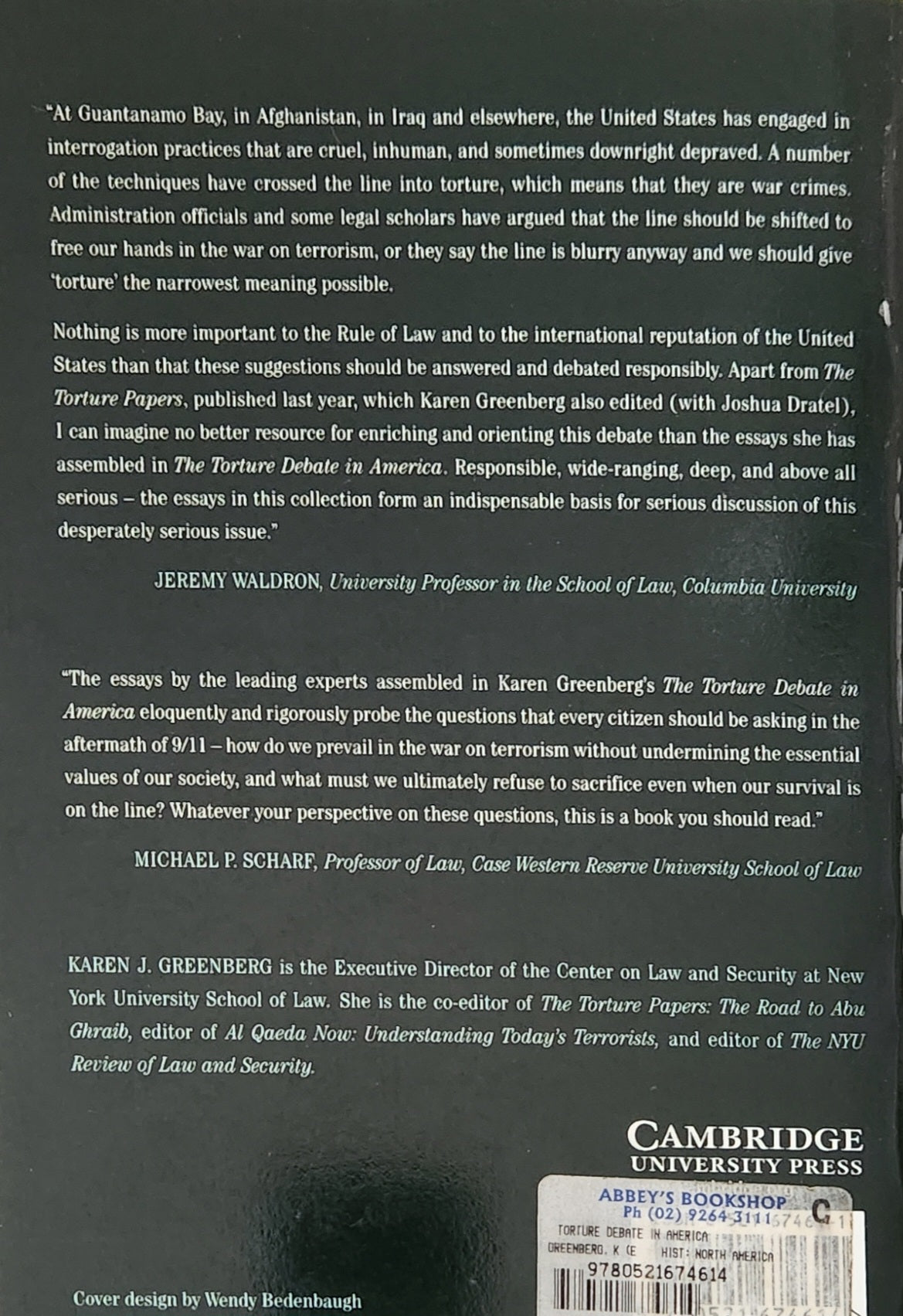 The Torture Debate in America - Oakmont Books