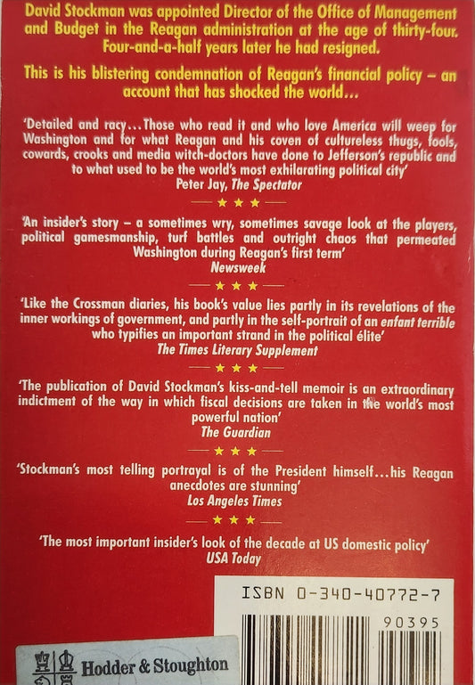 The Triumph of Politics. The Crisis in American Government and How It Affects The World - My Store