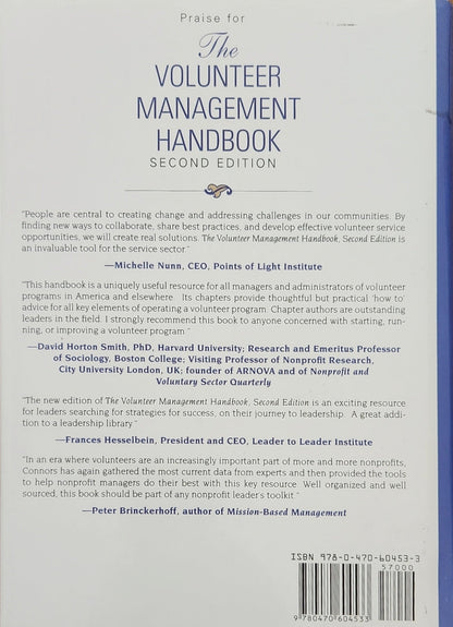 The Volunteer Management Handbook: Leadership Strategies for Success - Oakmont Books